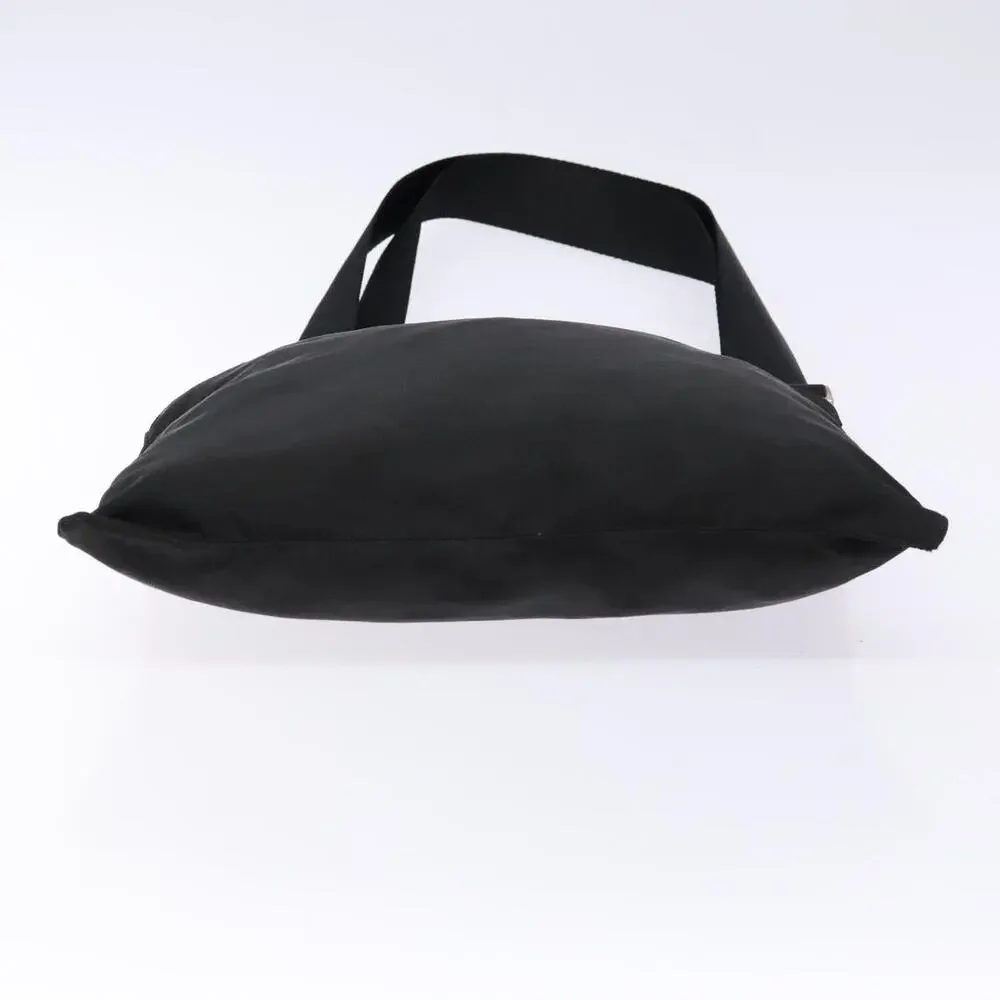 PRADA Shoulder Bag Nylon Black Silver - Picture 9 of 12